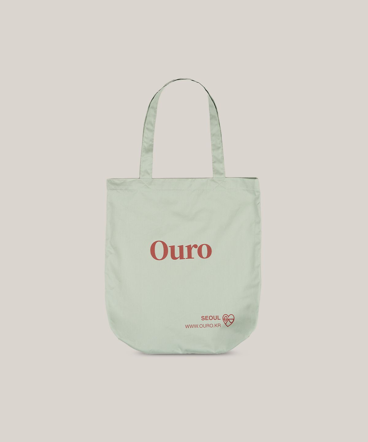 아우로(OURO) LOGO FABRIC BAG [ 4 COLORS ]