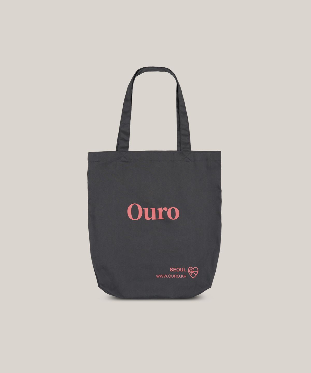 아우로(OURO) LOGO FABRIC BAG [ 4 COLORS ]