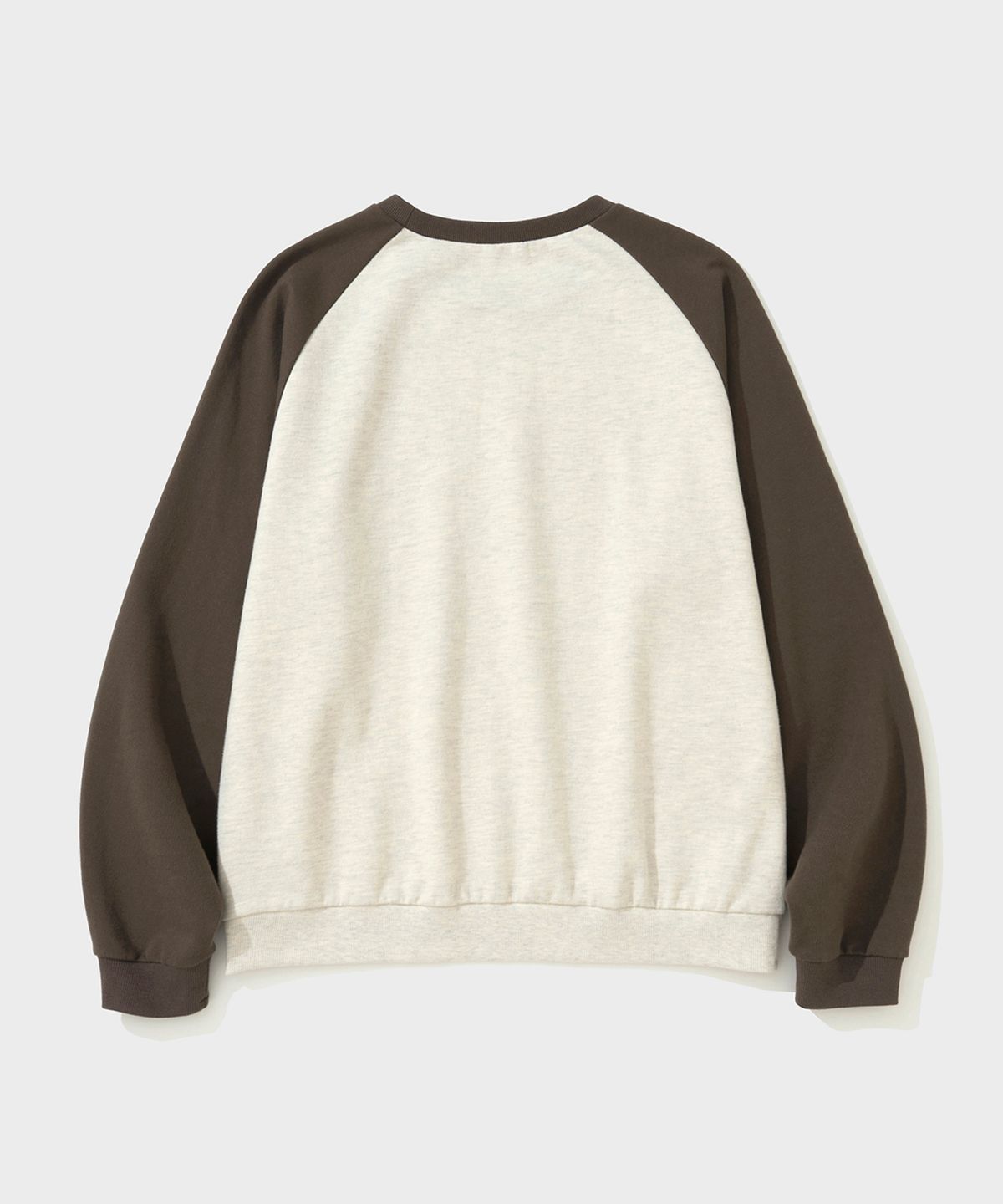 셔터(SHIRTER) BRUSHED REGLAN SWEATSHIRT (BROWN)