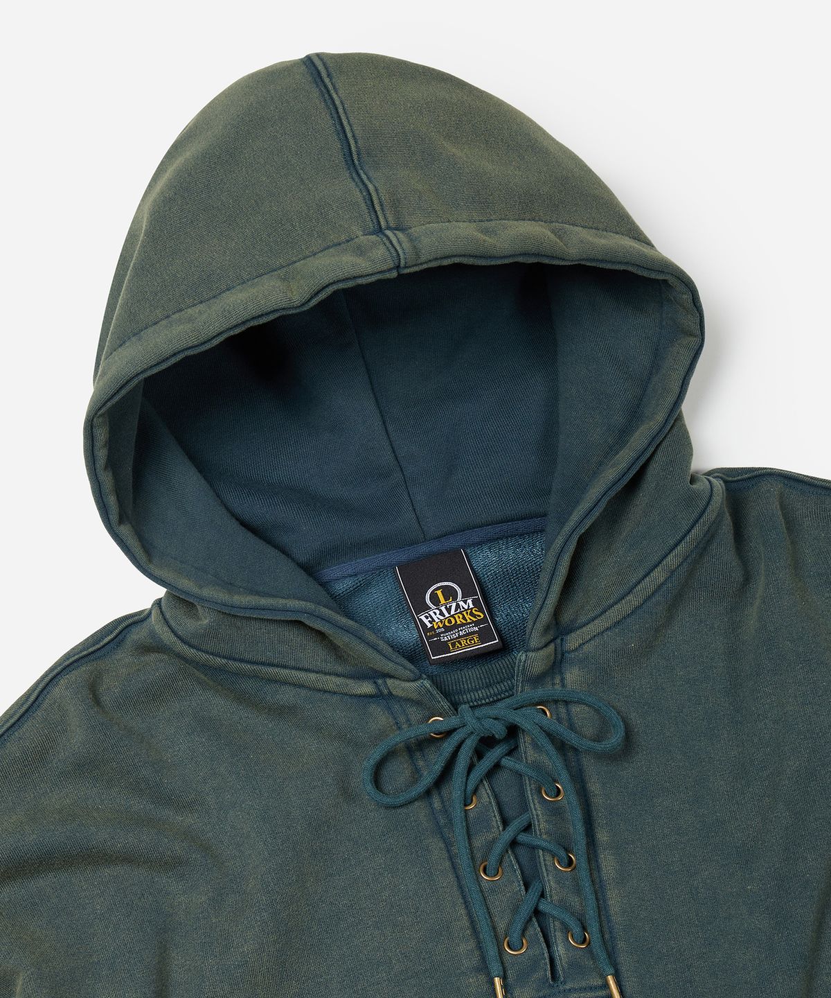 프리즘웍스(FRIZMWORKS) USN DECK SWEAT HOODY _ VINTAGE GREEN