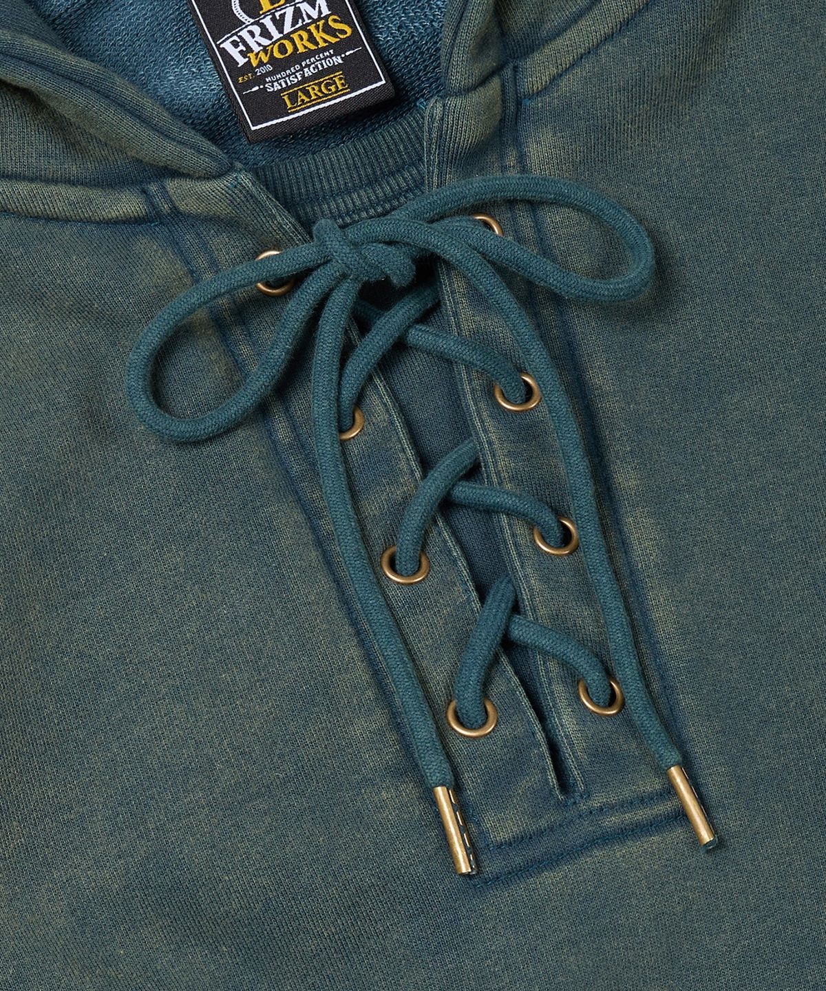 프리즘웍스(FRIZMWORKS) USN DECK SWEAT HOODY _ VINTAGE GREEN