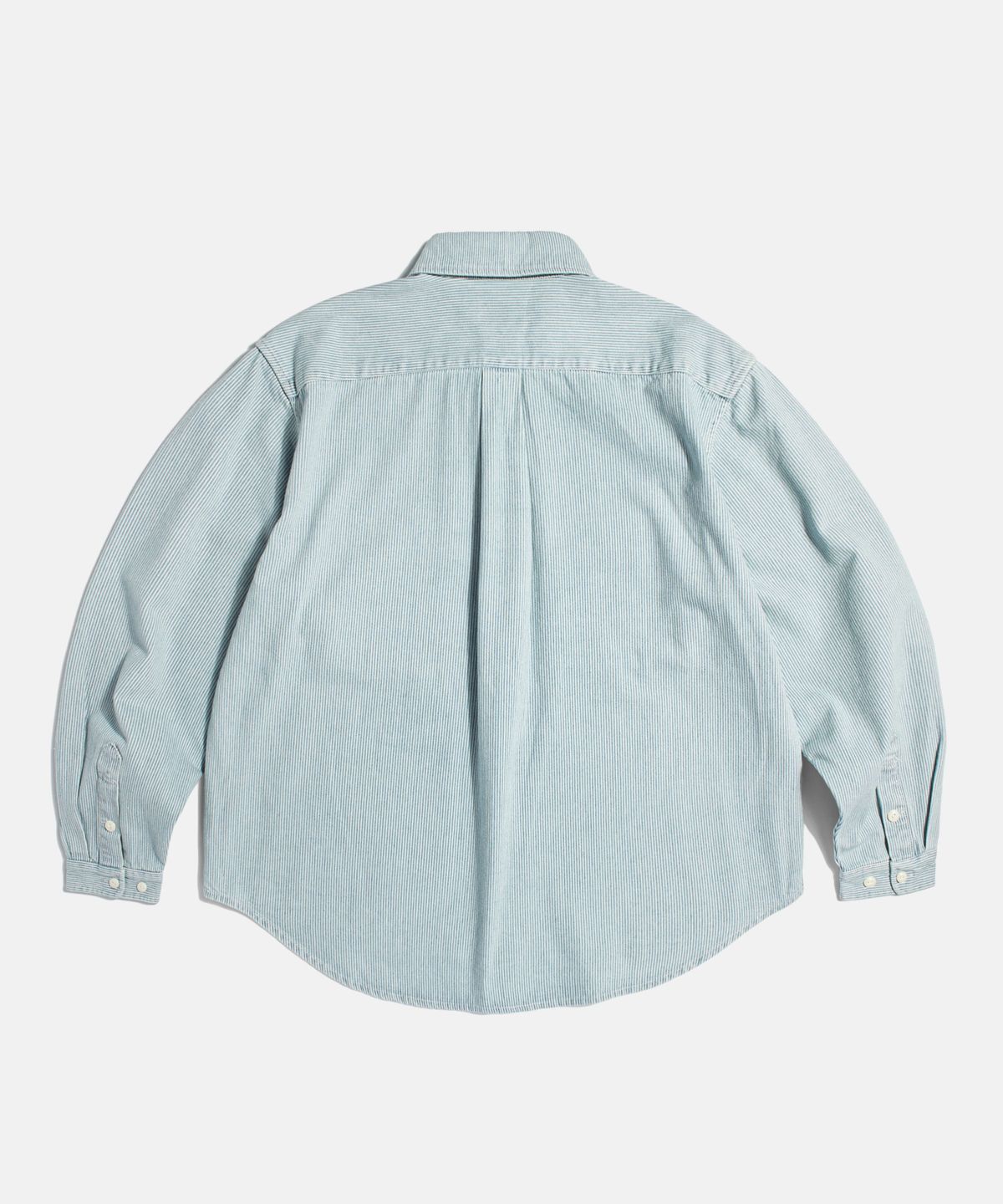 에스피오나지(ESPIONAGE) Hickory Stripe Work Shirt Light Blue