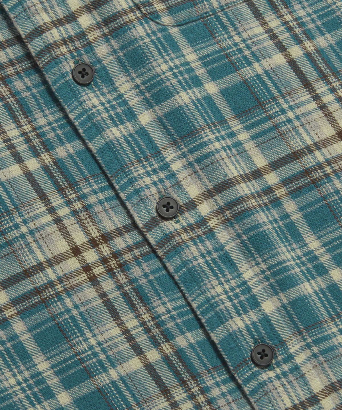 에스피오나지(ESPIONAGE) Vintage Plaid Work Shirt Blue