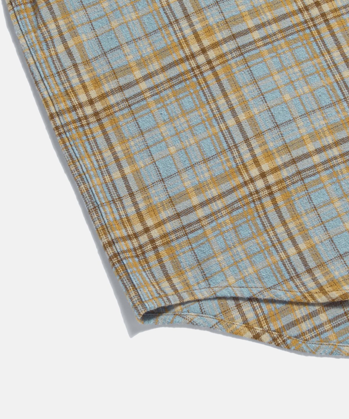 에스피오나지(ESPIONAGE) Vintage Plaid Work Shirt Mustard