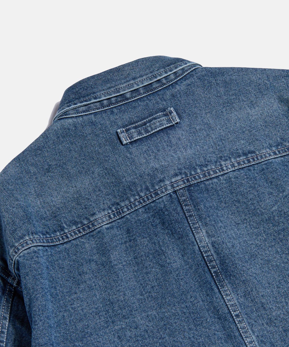 에스피오나지(ESPIONAGE) Denim Coverall Shirt Jacket Washed Indigo