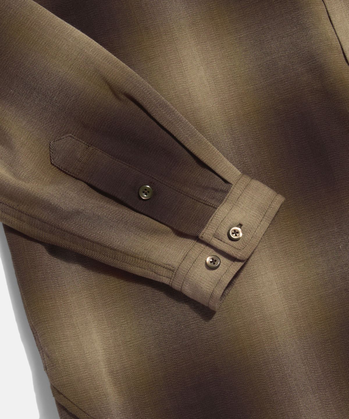 에스피오나지(ESPIONAGE) Viscose Plaid Flap Pocket Shirt Ombre Brown