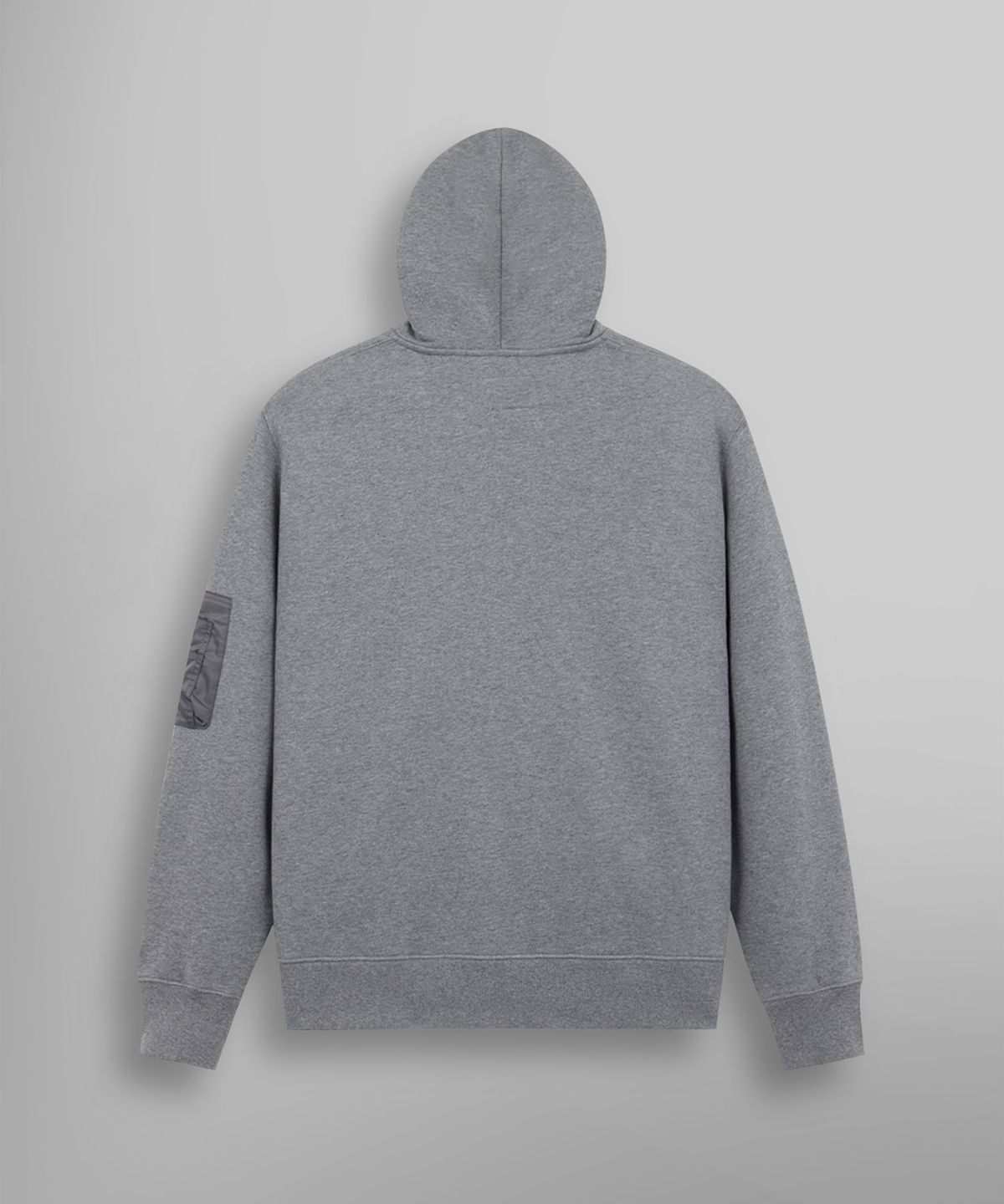 알파 인더스트리(ALPHA INDUSTRIES) 유틸리티 포켓 풀집 릴렉스 핏 스웻셔츠 미디엄 차콜 헤더