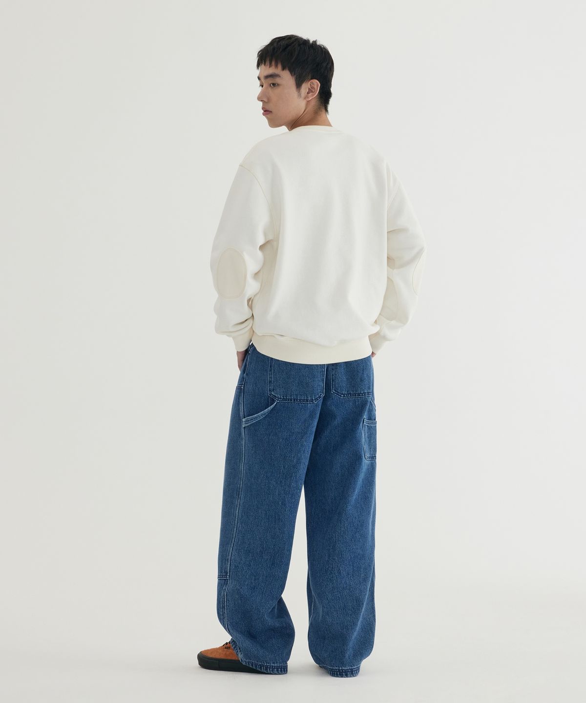 커버낫(COVERNAT) 서커스 그래픽 맨투맨 Off White
