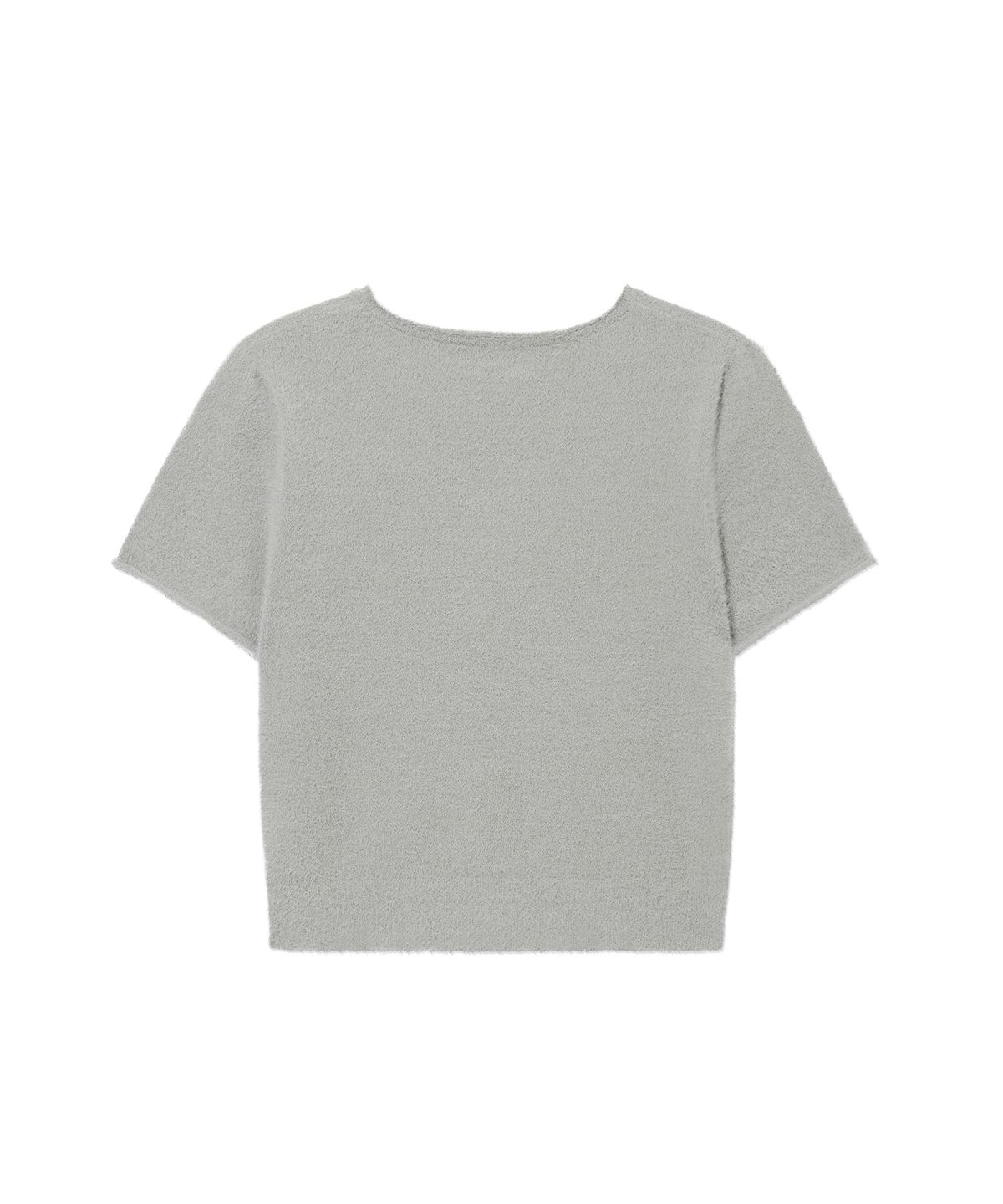 커버낫 우먼(COVERNAT WOMAN) 우먼 헤어리 하프 니트 Light Gray