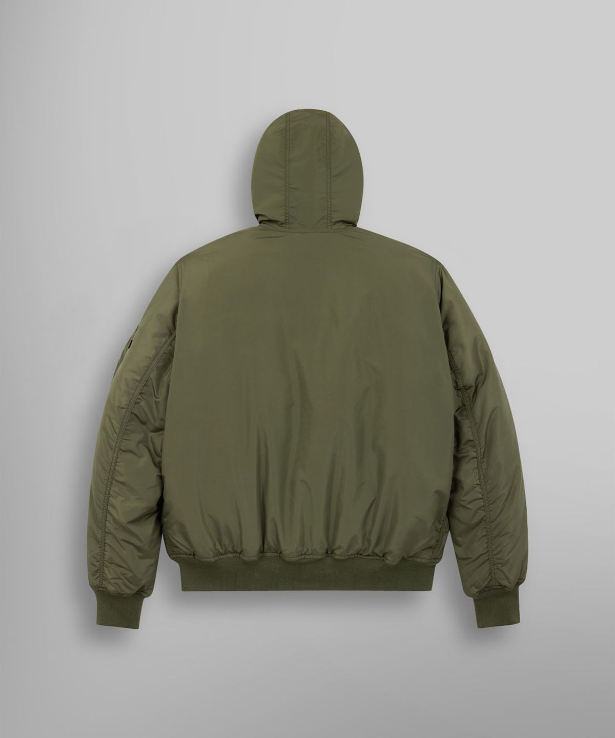 알파 인더스트리(ALPHA INDUSTRIES) MA-1 후디드 옥스포드 플라이트 자켓 OG-107 그린