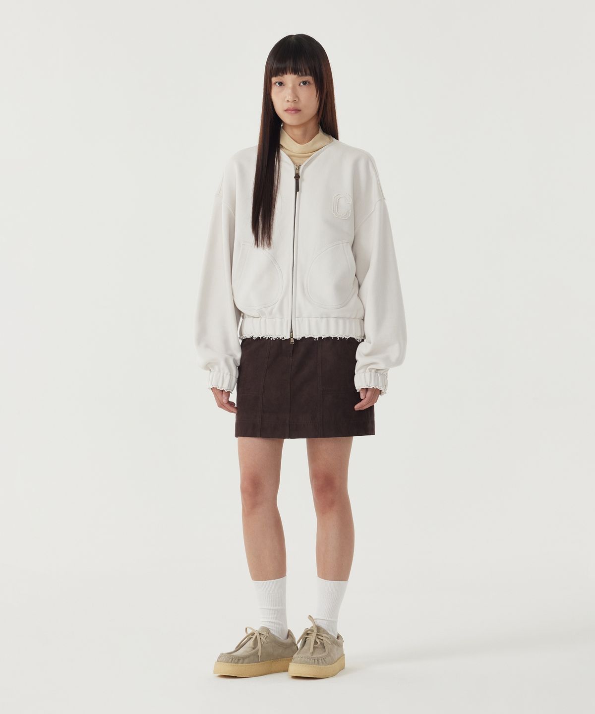 커버낫 우먼(COVERNAT WOMAN) 우먼 울텐셀 터틀넥 티셔츠 Butter