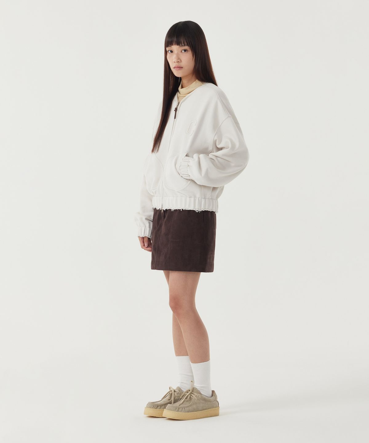 커버낫 우먼(COVERNAT WOMAN) 우먼 울텐셀 터틀넥 티셔츠 Butter