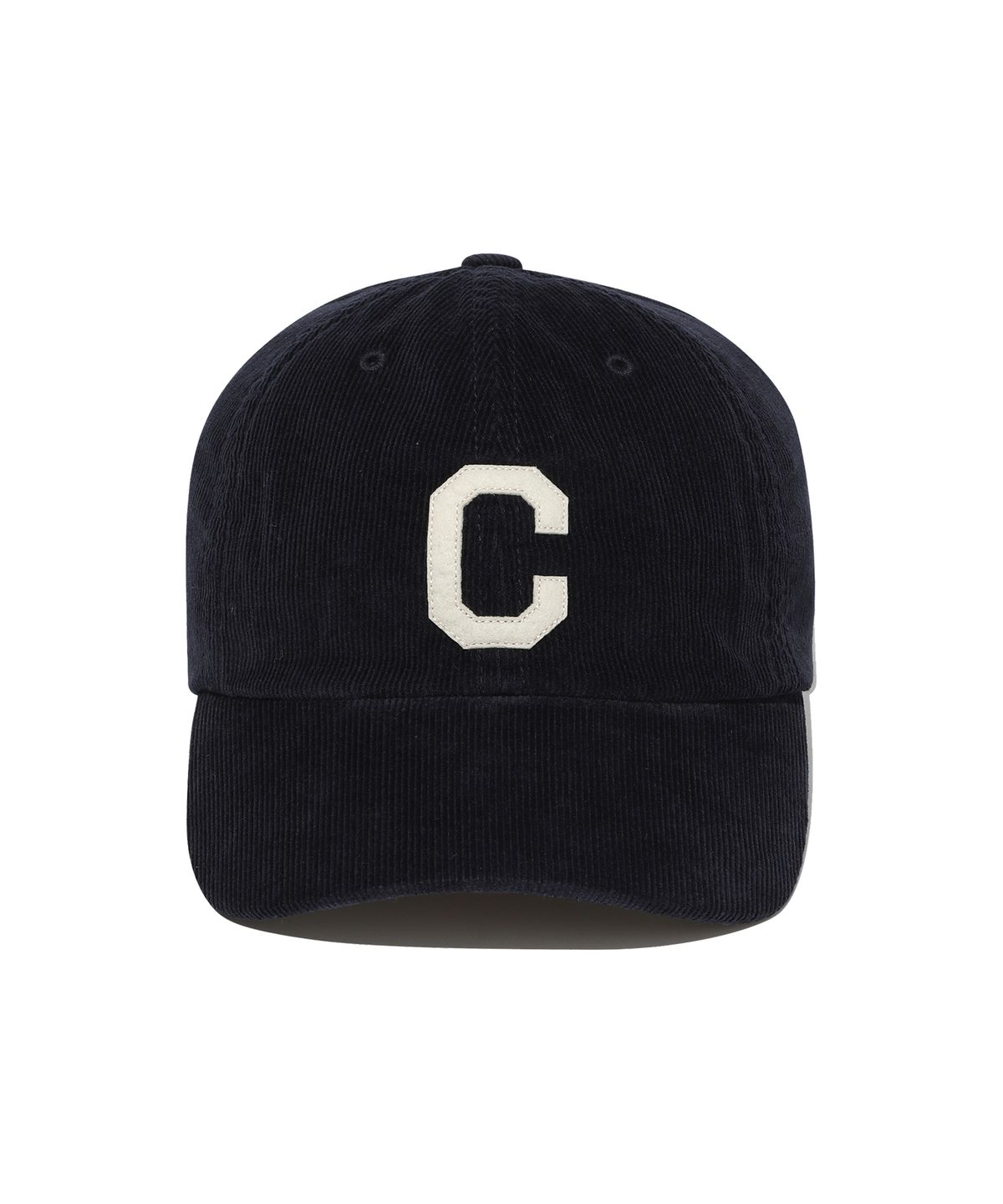 커버낫(COVERNAT) [코지 핏] C로고 아플리케 코듀로이 볼캡 Navy