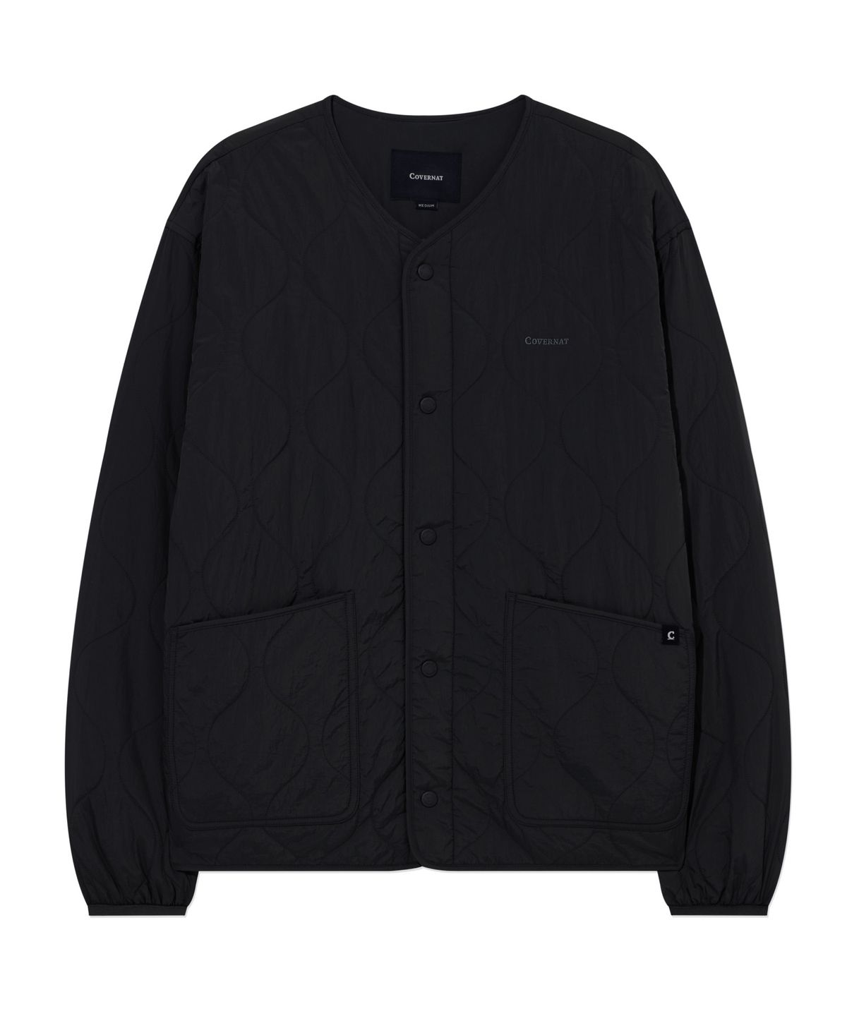 커버낫(COVERNAT) 숏 퀼팅 자켓 Dark Navy
