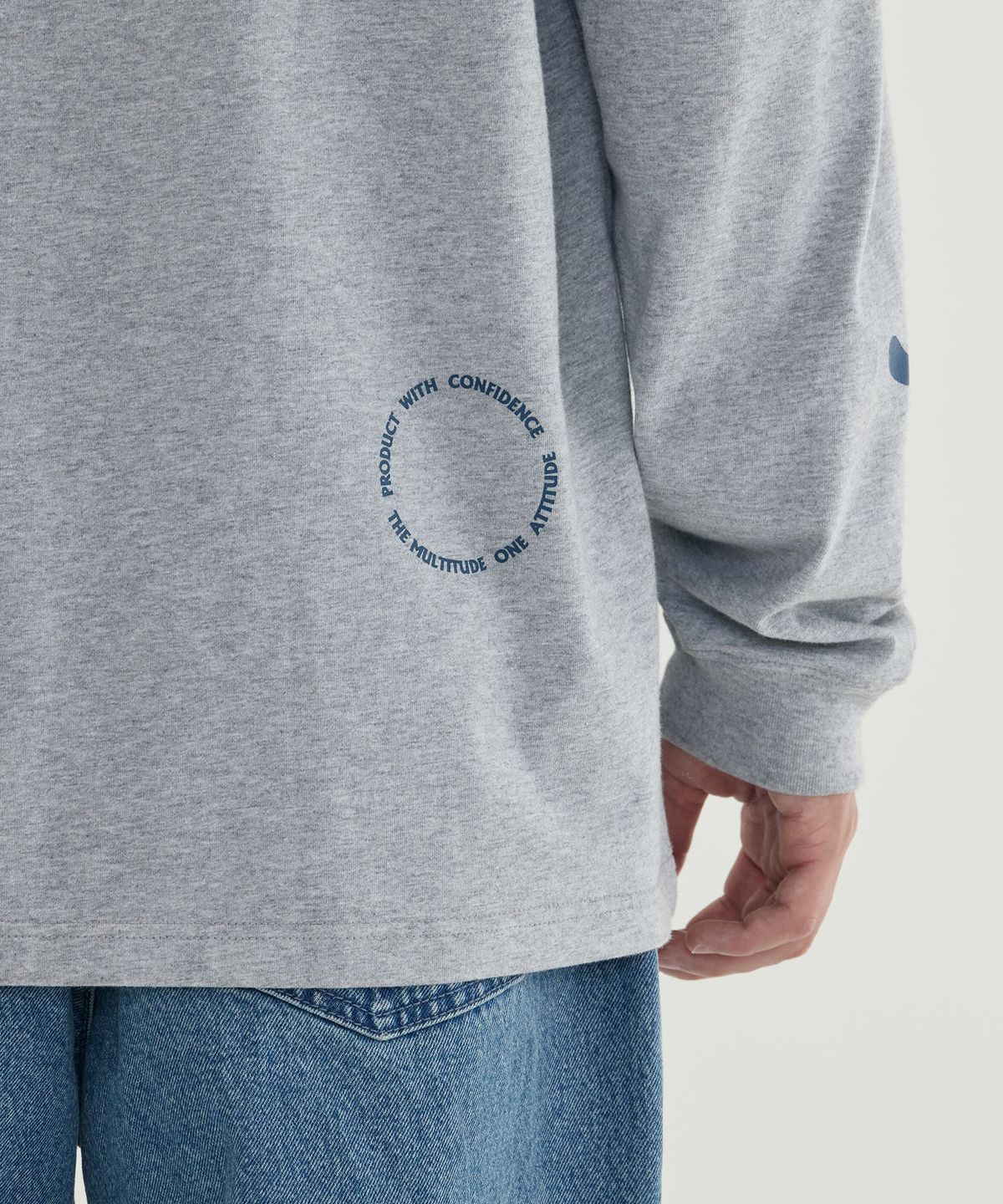 커버낫(COVERNAT) 멀티 그래픽 롱슬리브 Off White