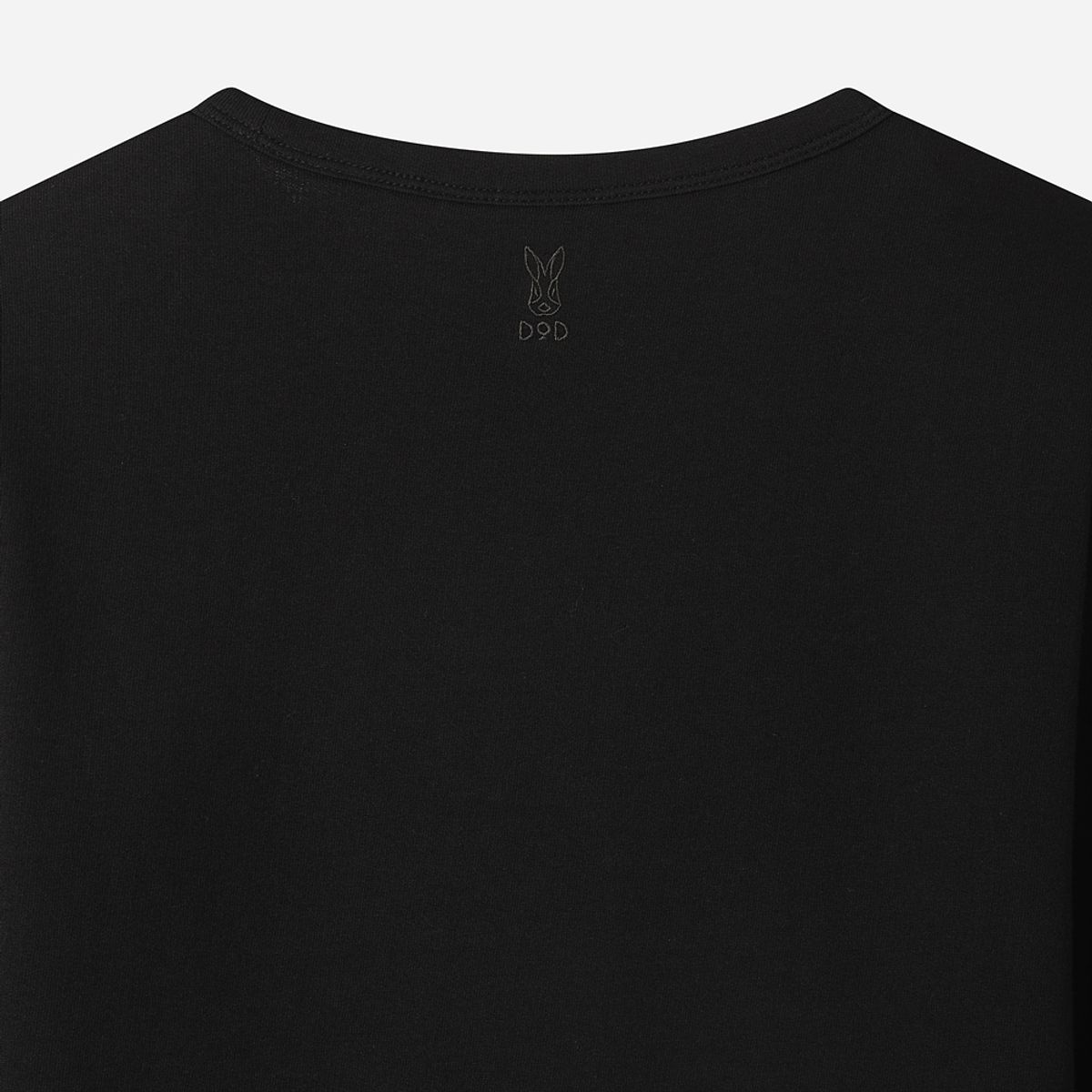 디오디(DOD) 에센셜 포켓 롱 티셔츠 여자(BLACK)
