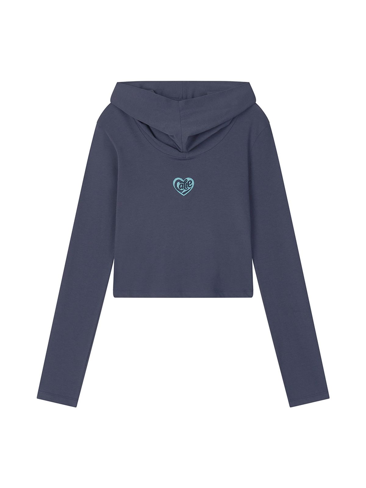 에즈이프 캘리(ASIF CALIE) OPEN SHOULDER HOOD T-SHIRT NAVY