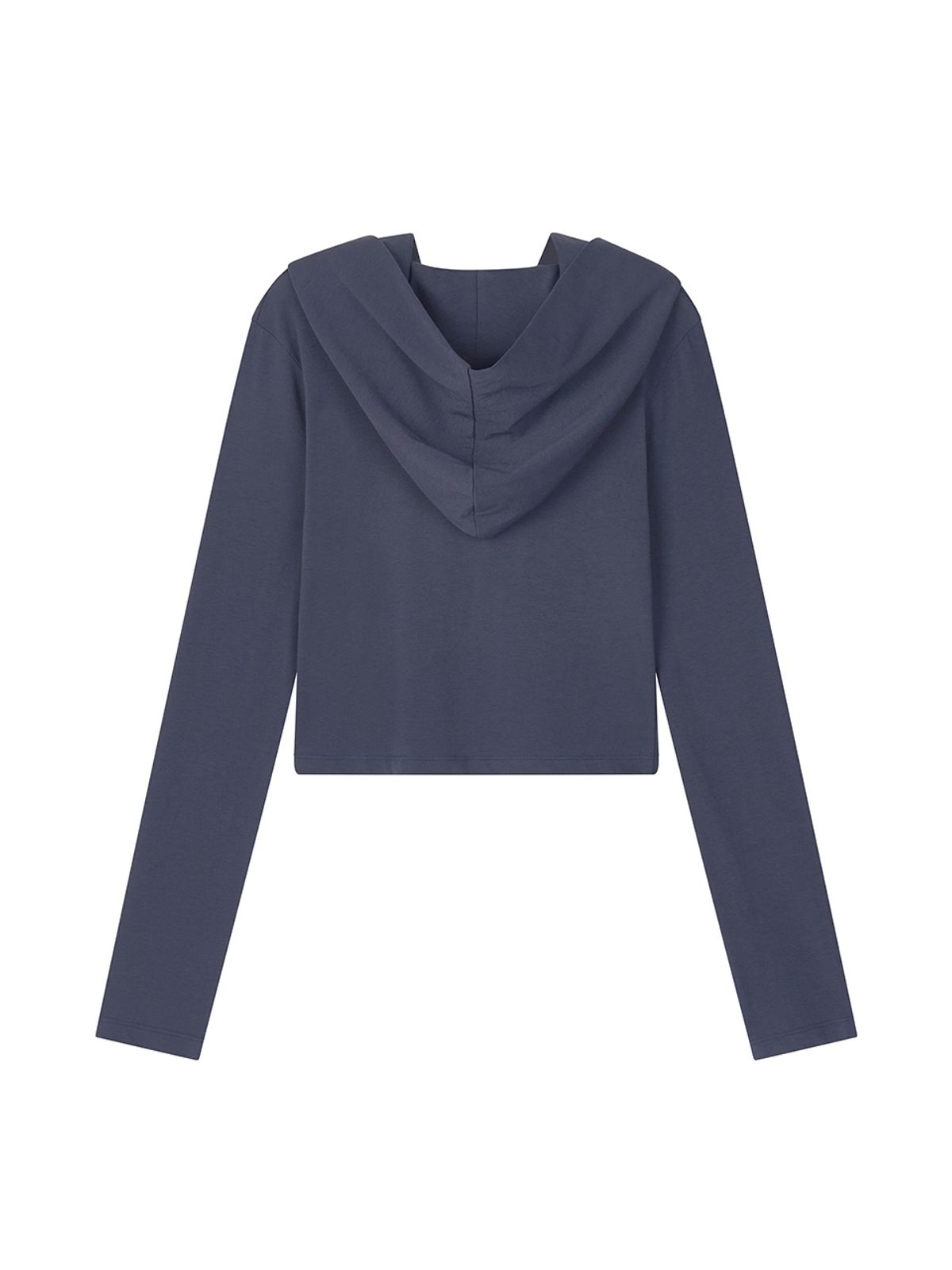 에즈이프 캘리(ASIF CALIE) OPEN SHOULDER HOOD T-SHIRT NAVY