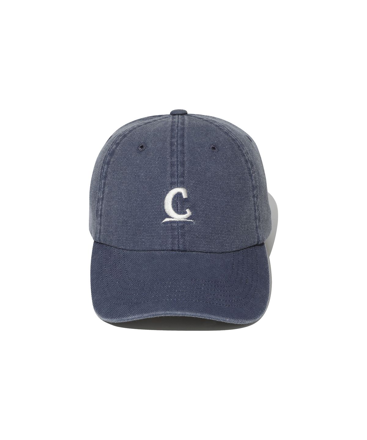 커버낫(COVERNAT) [코지 핏] 심볼 로고 옥스포드 워싱 볼캡 Navy