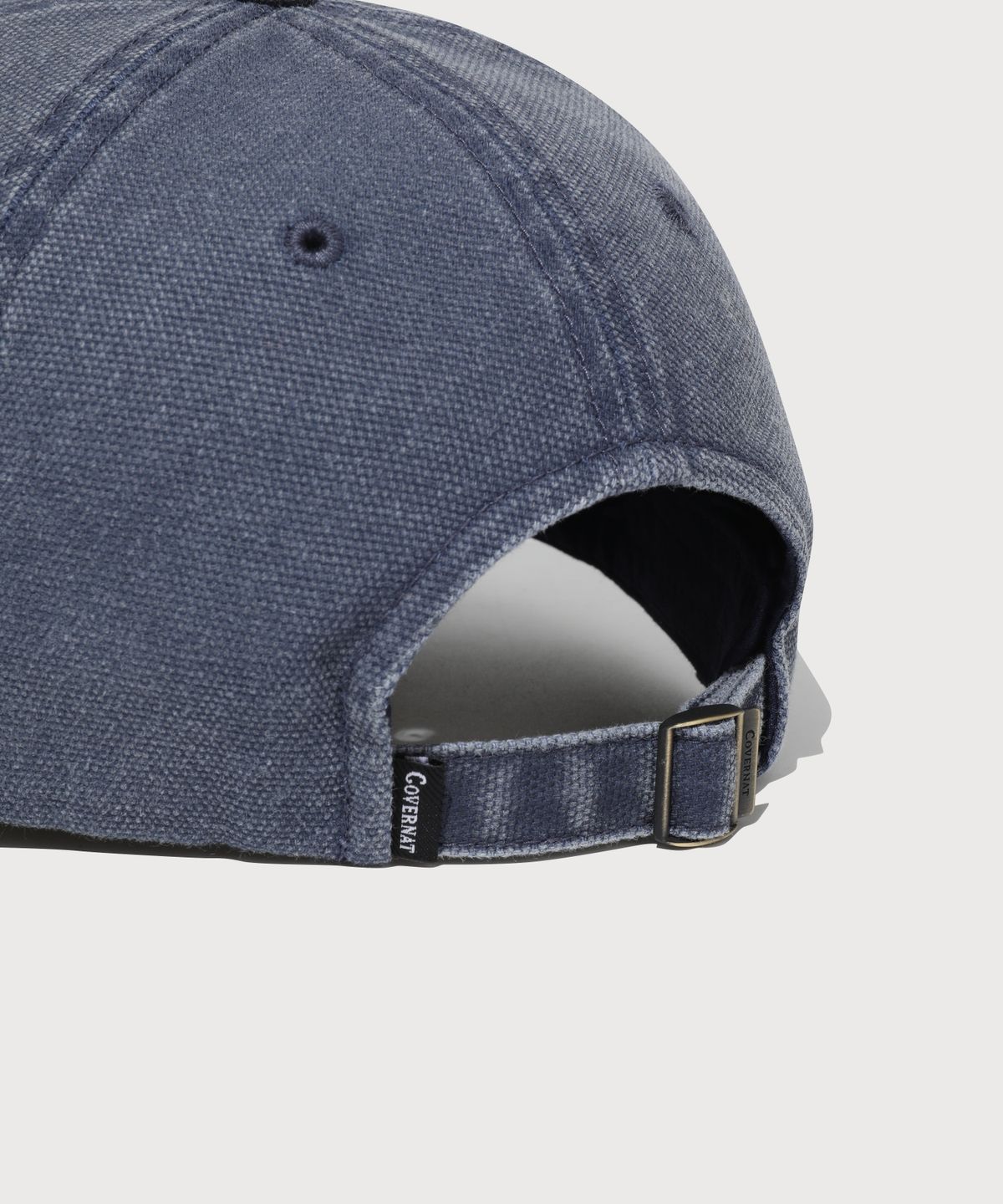 커버낫(COVERNAT) [코지 핏] 심볼 로고 옥스포드 워싱 볼캡 Navy