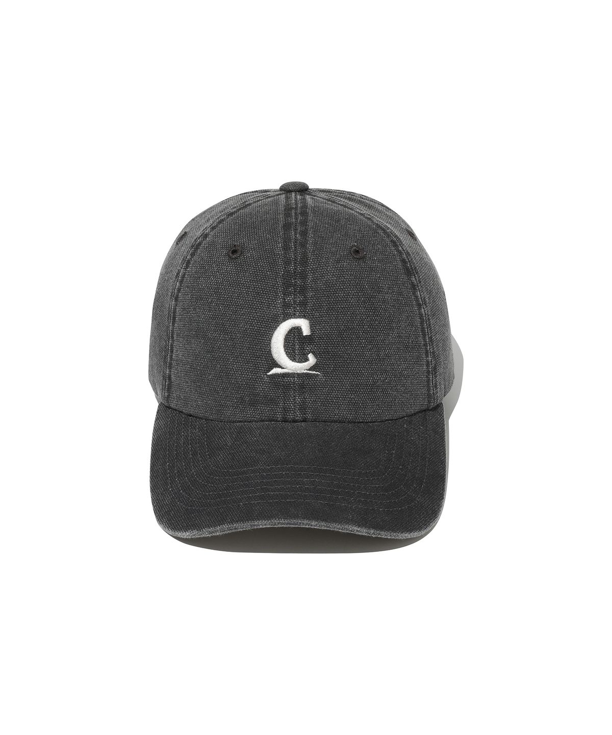 커버낫(COVERNAT) [코지 핏] 심볼 로고 옥스포드 워싱 볼캡 Black