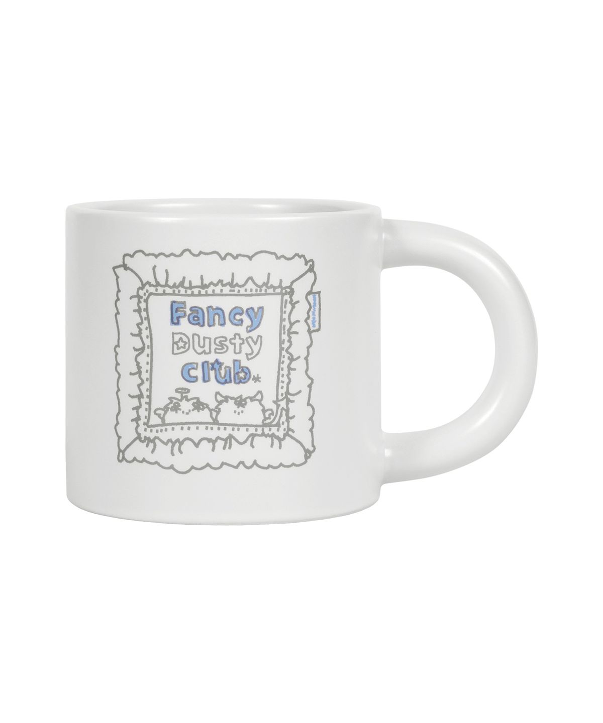 팬시클럽(FANCY CLUB) [FANCY X DUSTY] 더스티 클럽 머그 컵 (WHITE) F25NM1015