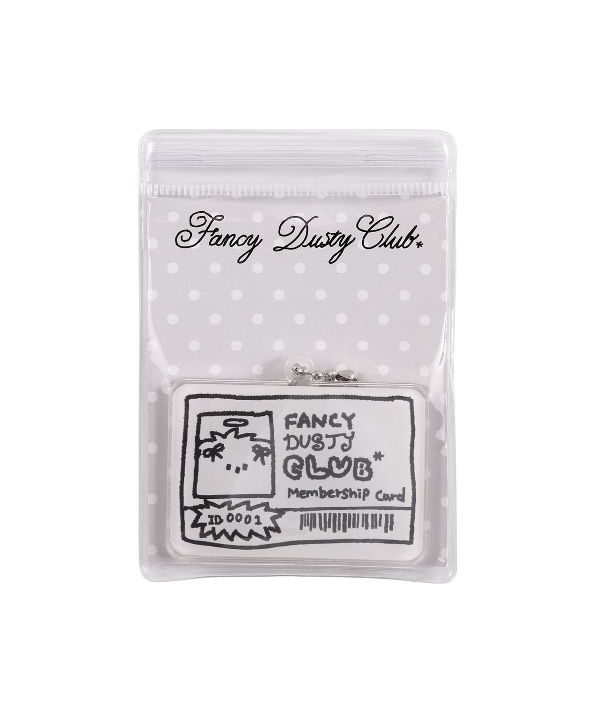 팬시클럽(FANCY CLUB) [FANCY X DUSTY] 더스티 클럽 멤버쉽 아크릴 키링 (WHITE) F25NM1012