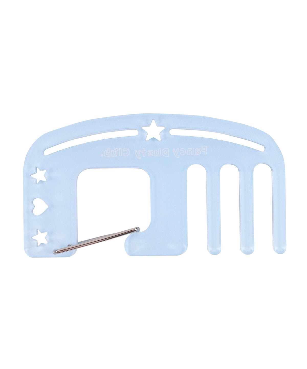 팬시클럽(FANCY CLUB) [FANCY X DUSTY] 브러쉬 카라비너 키링 (SKY BLUE) F25NM1013