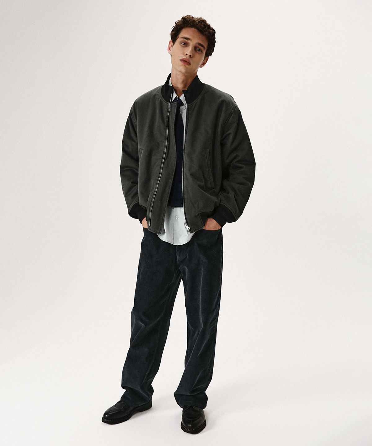 셔터(SHIRTER) VTG MIL TANKER JUMPER (DARK GREY)