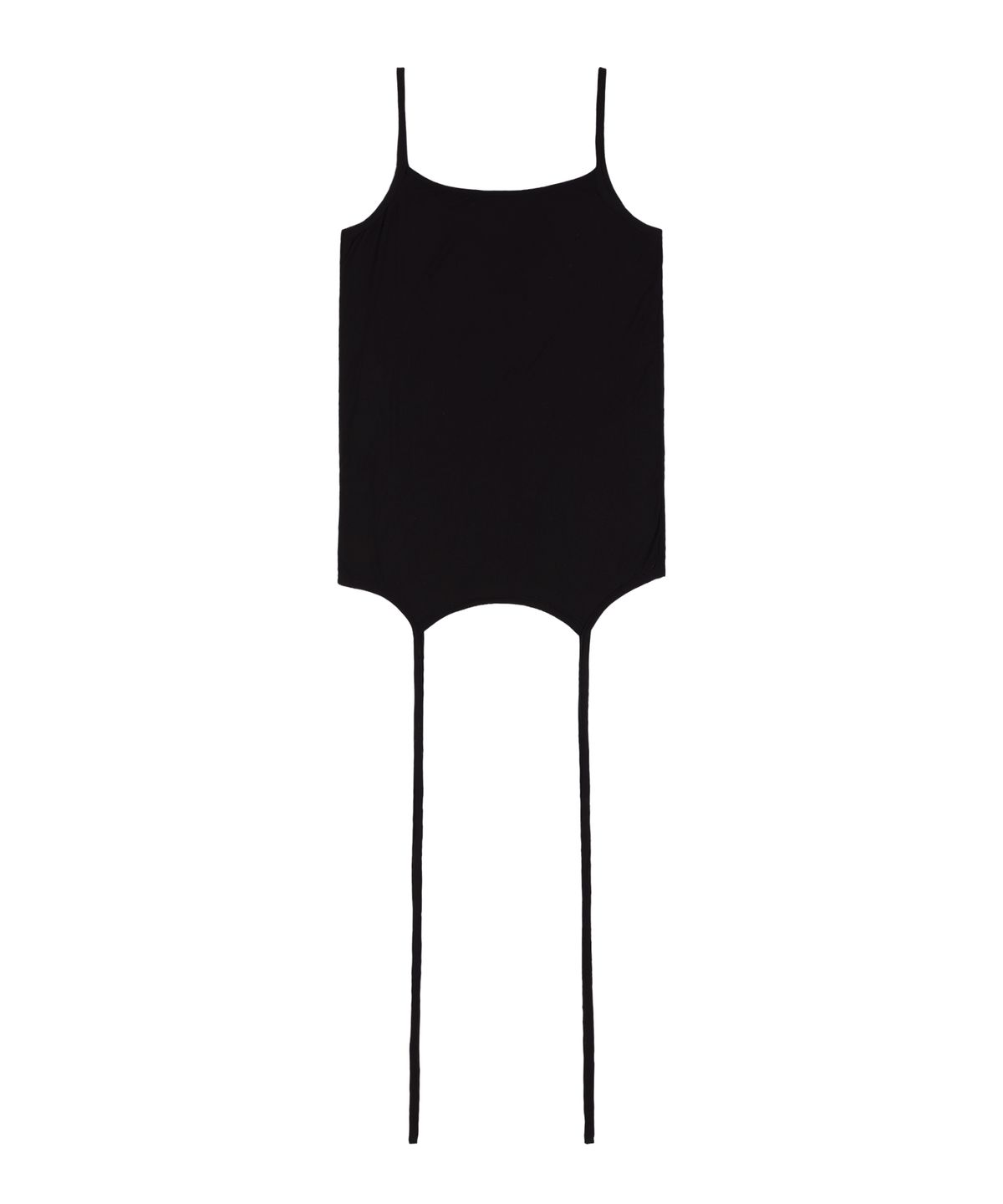 팬시클럽(FANCY CLUB) 2-WAY 스트랩 슬리브리스 (BLACK) F25ZB029