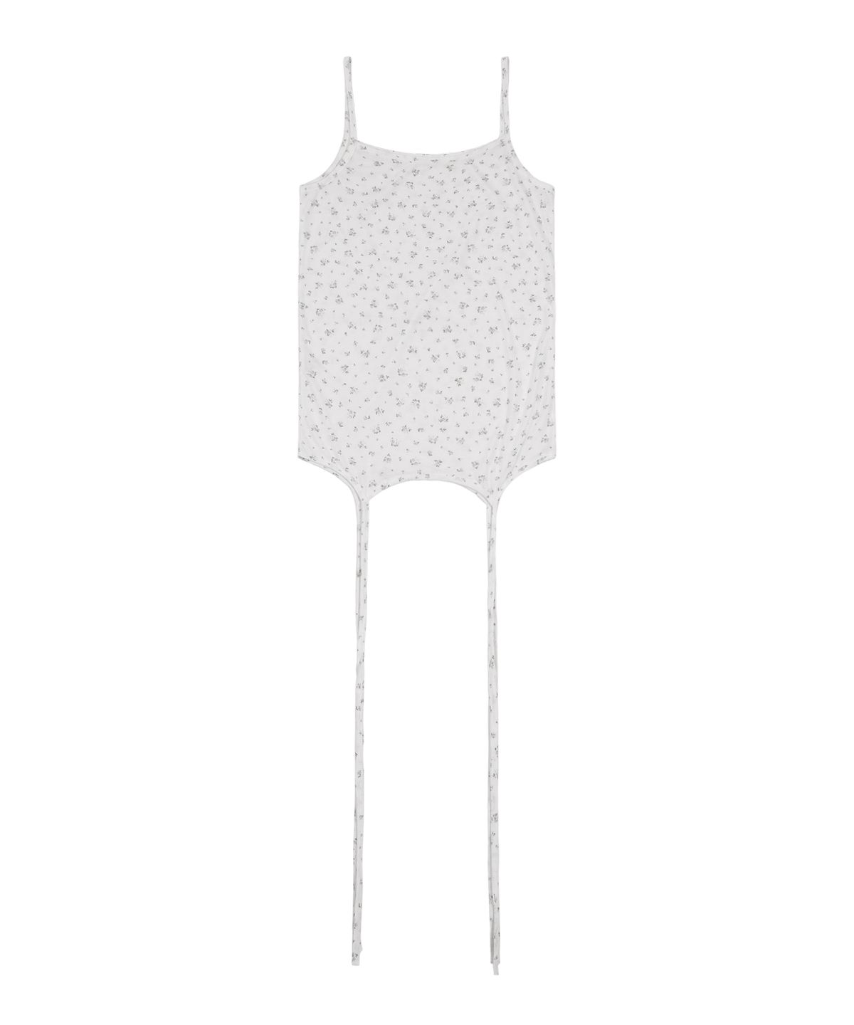 팬시클럽(FANCY CLUB) 2-WAY 스트랩 슬리브리스 (FLOWER) F25ZB029