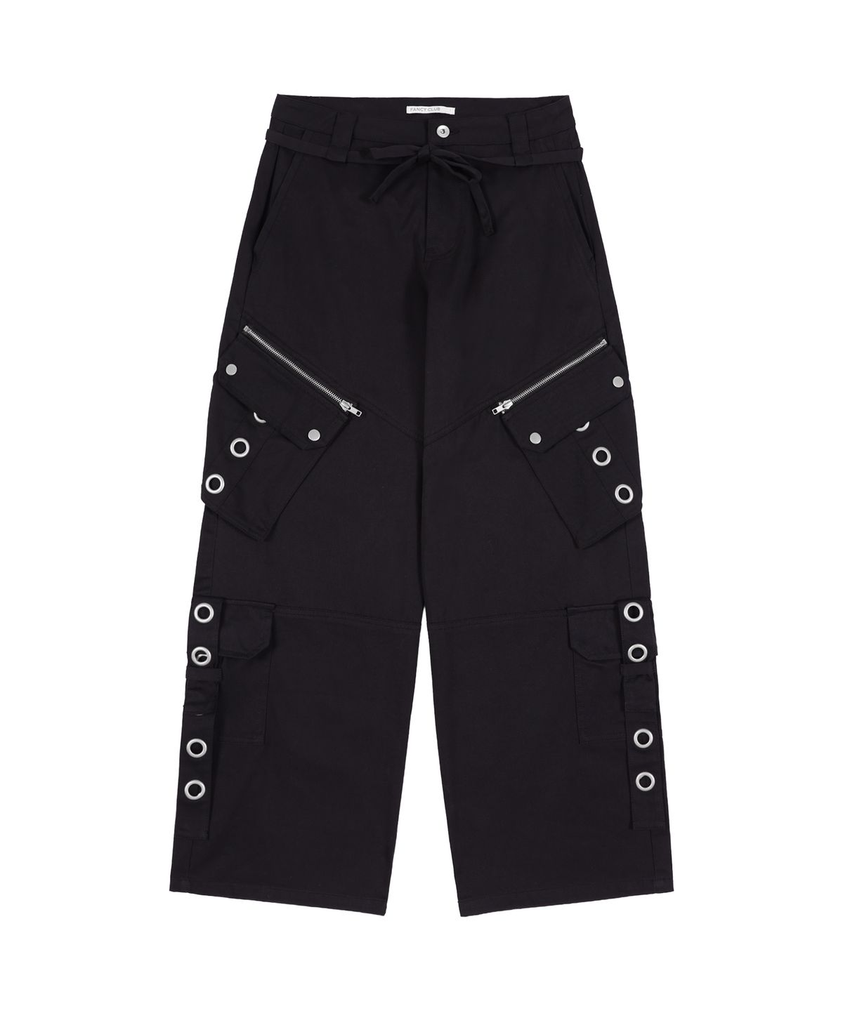 팬시클럽(FANCY CLUB) 디테처블 카고 스트랩 팬츠 (BLACK) F25ZD978