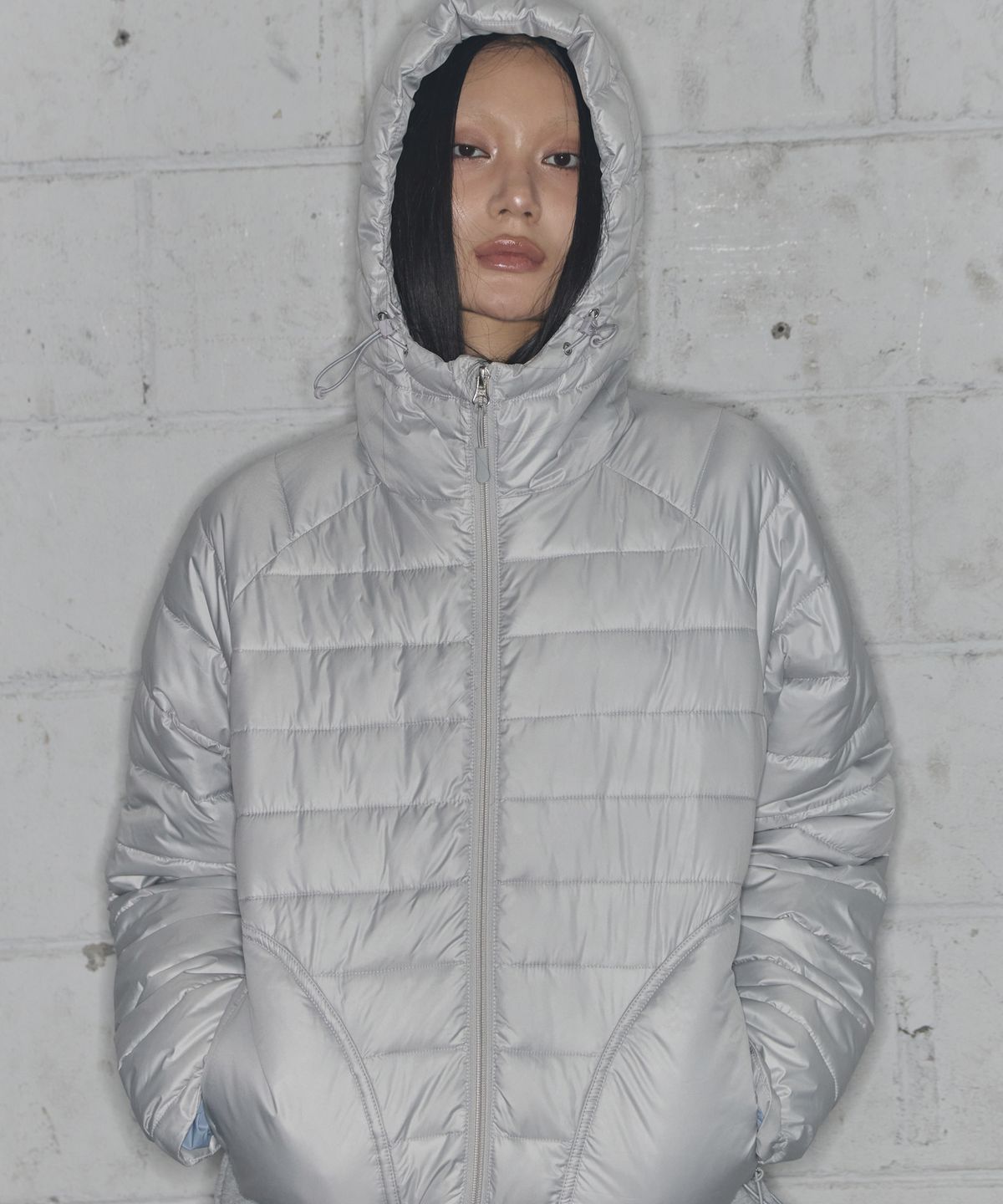 팬시클럽(FANCY CLUB) 라이트웨이트 스윙 푸퍼 (LIGHT GRAY) F25ZA001