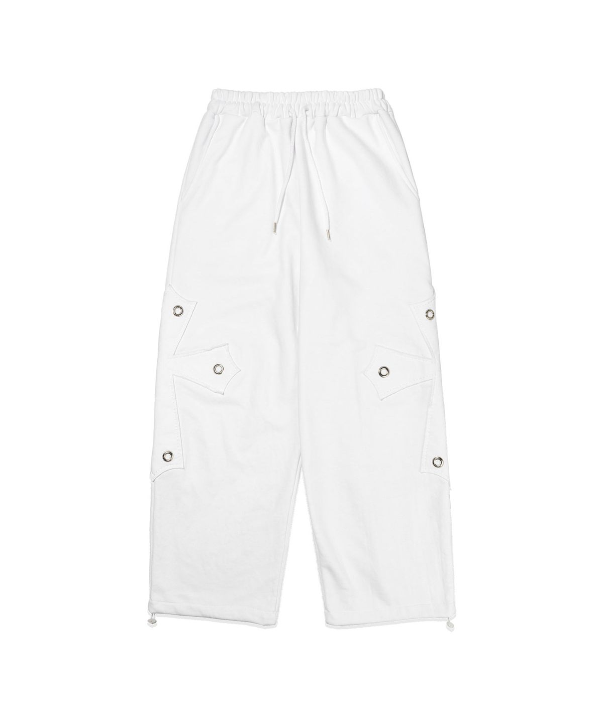 팬시클럽(FANCY CLUB) 빅 크로스 아일렛 스웻팬츠 (WHITE) F26QD980