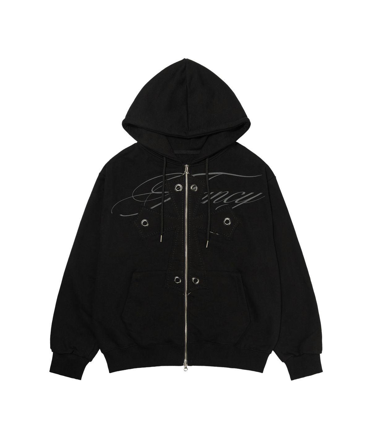팬시클럽(FANCY CLUB) 빅 크로스 아일렛 셋업 (BLACK) F26038X980