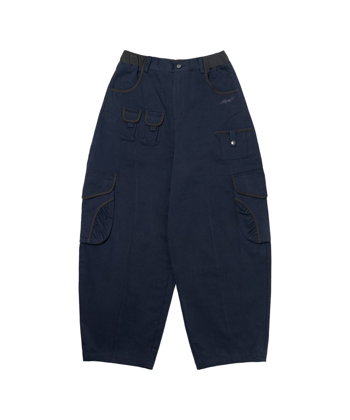 팬시클럽(FANCY CLUB) 카고 워크 벌룬팬츠 (NAVY) F26QD153