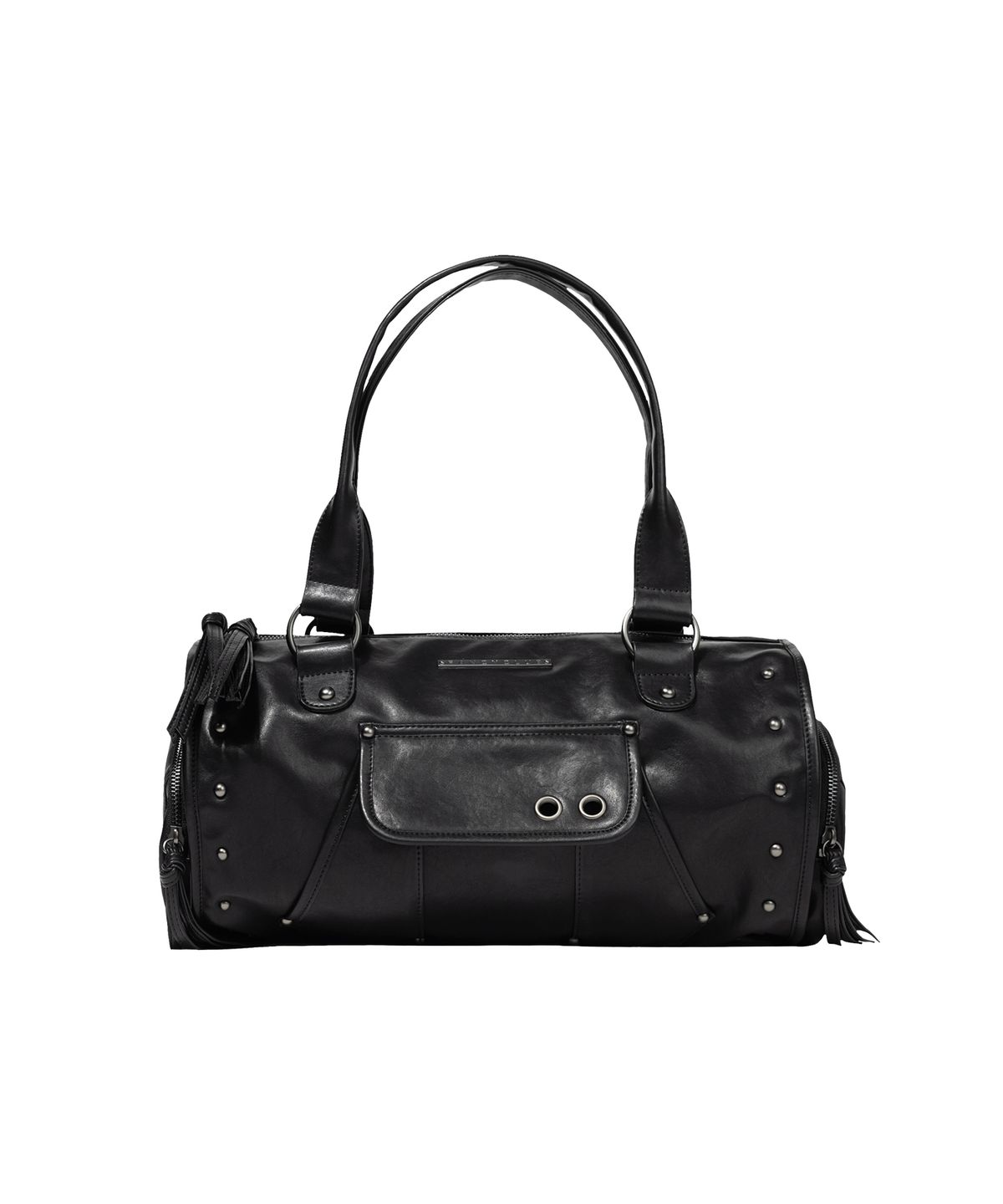 팬시클럽(FANCY CLUB) 베일 스터드백 & 월렛 (BLACK) F26QE981