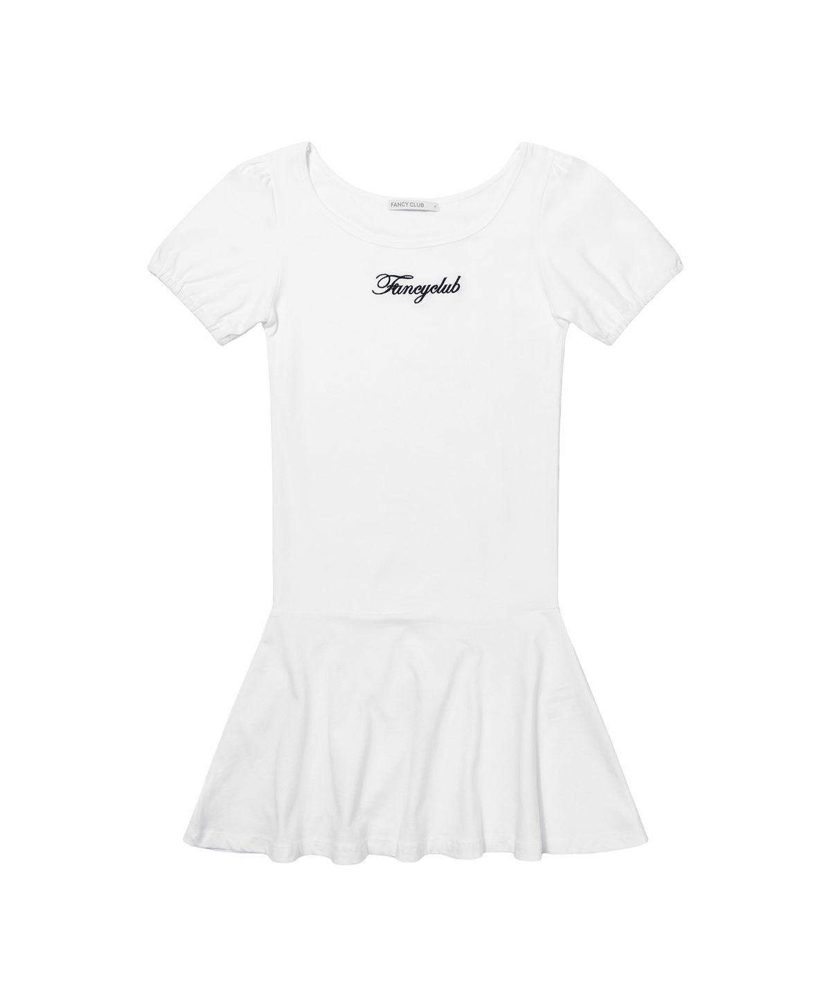 팬시클럽(FANCY CLUB) 코튼 플레어 미니 원피스 (WHITE) F26QD062