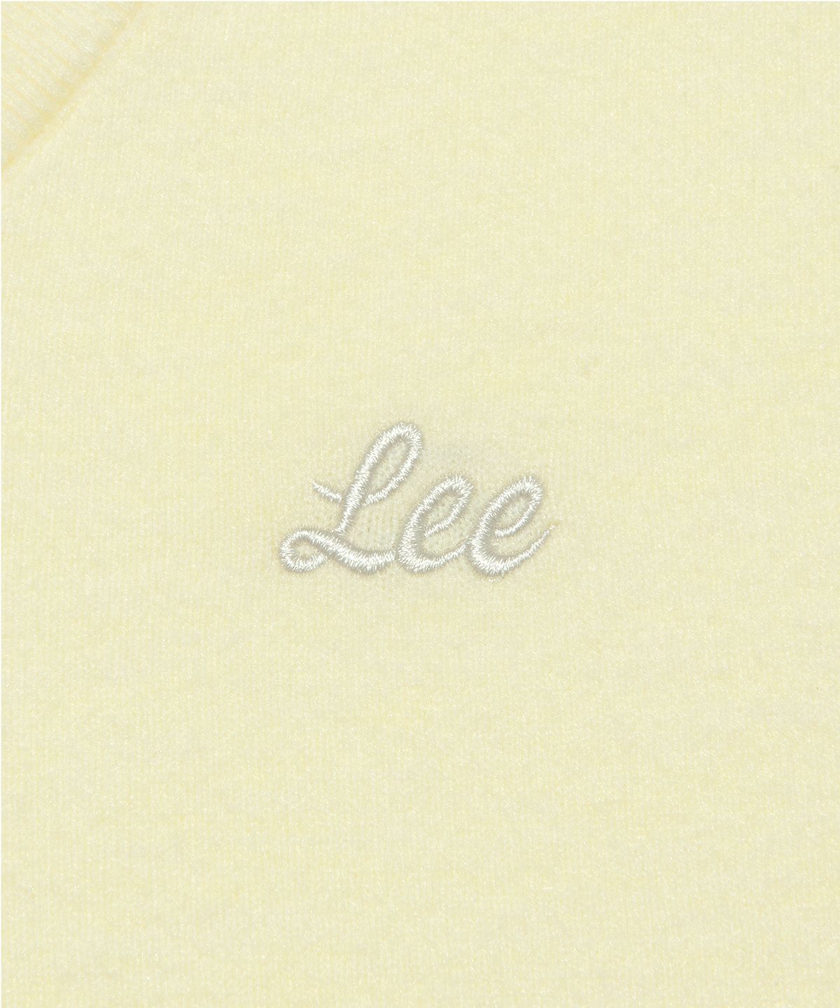 리(LEE) 우먼 브이넥 니트 버터
