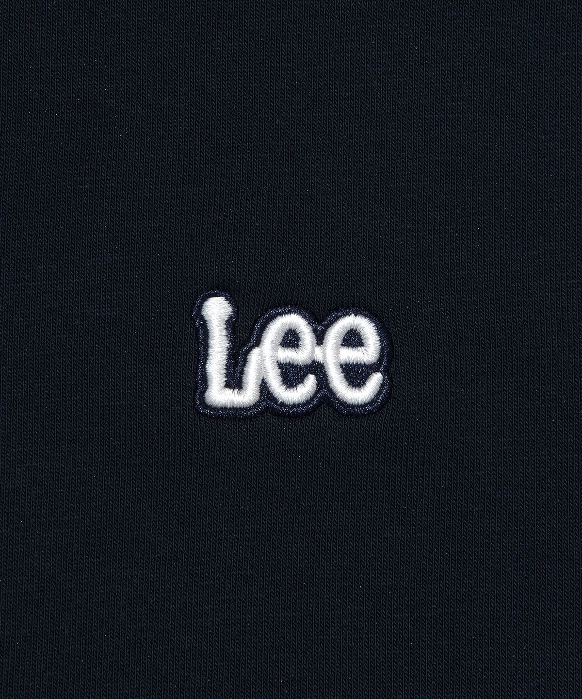 리(LEE) 스몰 트위치 로고 후드 티셔츠 네이비