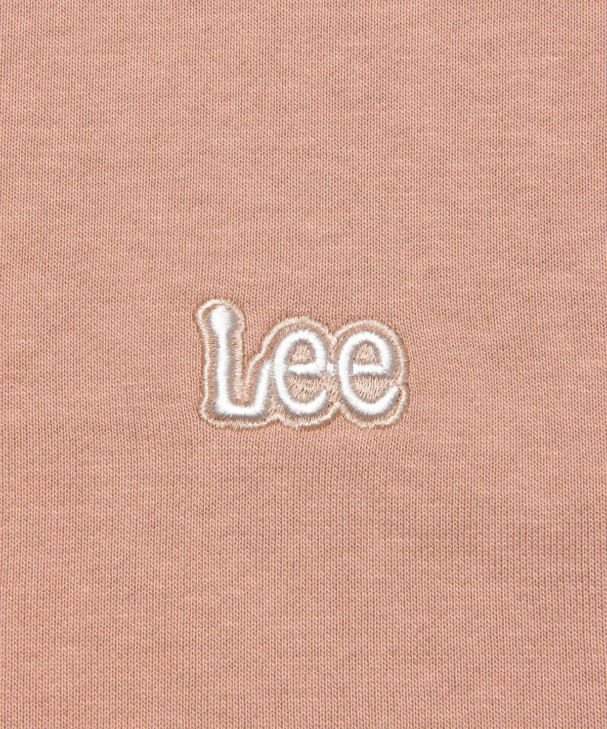 리(LEE) 스몰 트위치 로고 맨투맨 핑크