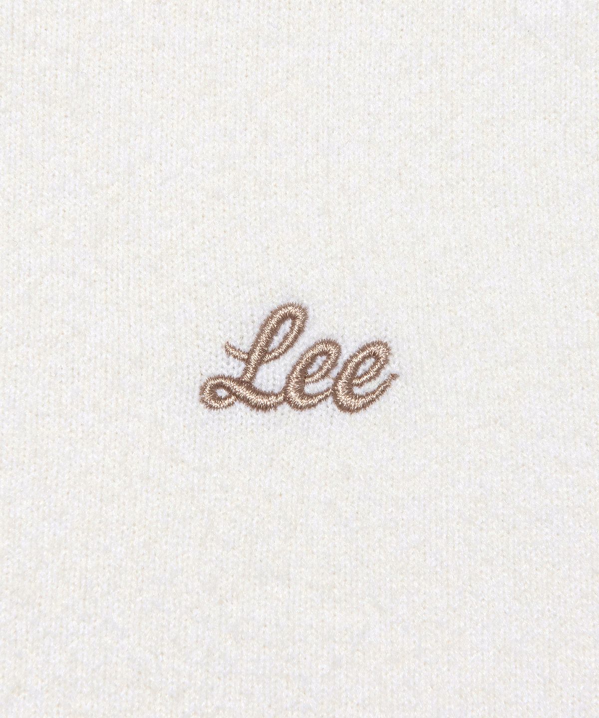 리(LEE) 우먼 라운드 가디건 아이보리