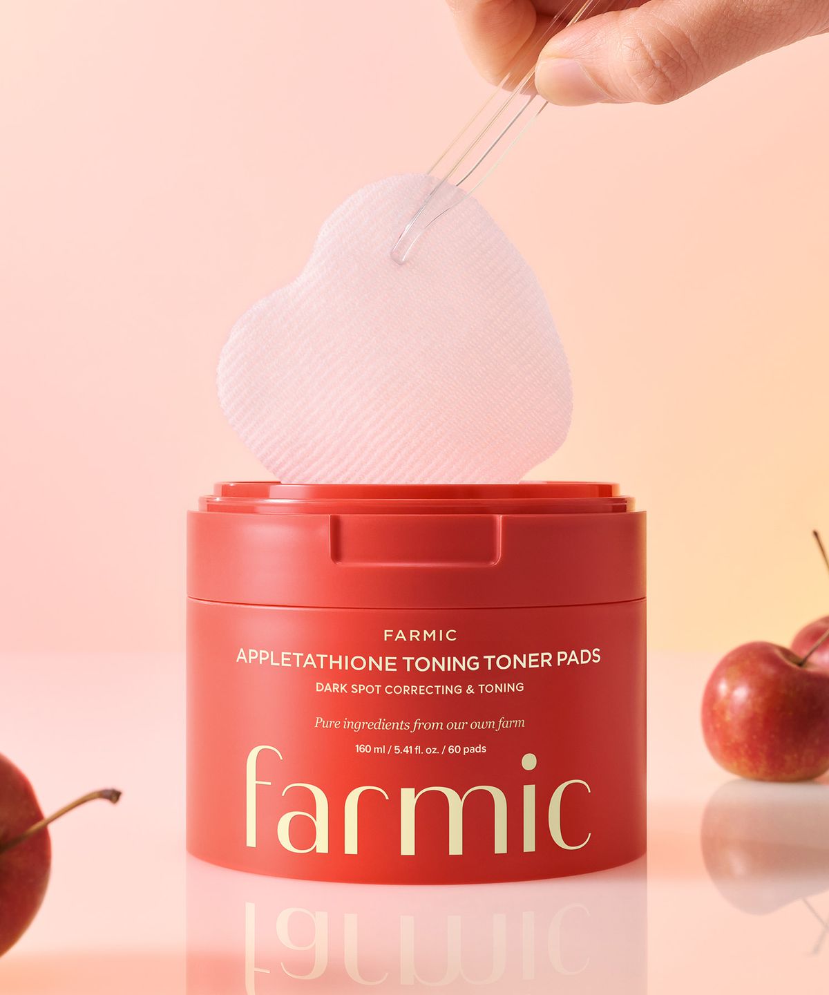 파믹(FARMIC) [3개세트] 애플타치온 토닝 토너패드 160ml 60매