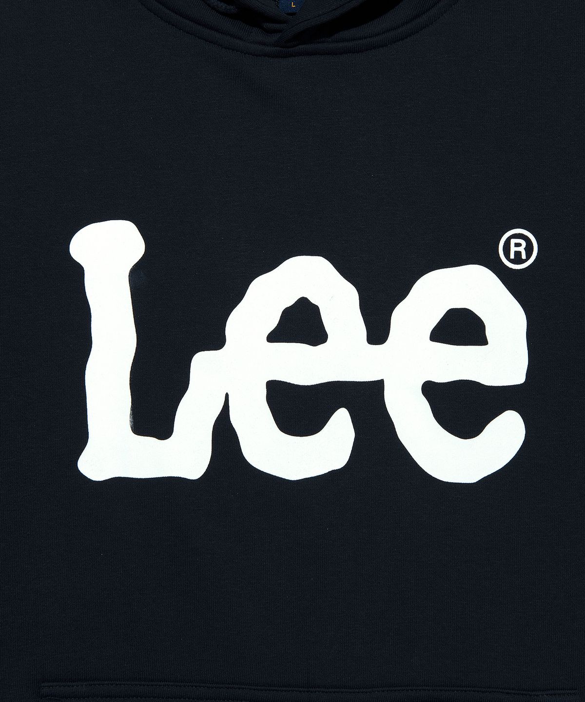 리(LEE) 빅 트위치 로고 후드 티셔츠 네이비