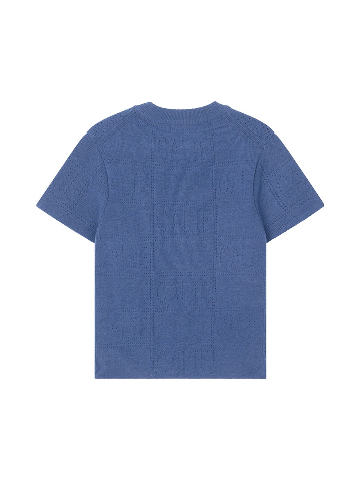 에즈이프 캘리(ASIF CALIE) CALIE LOGO LACE KNIT DEEP BLUE
