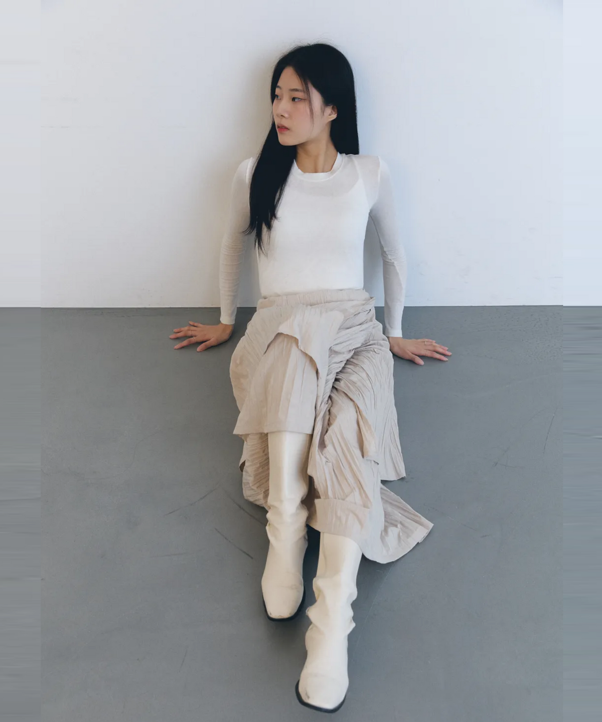 바이안아(BYAHNAA) 안아 스커트 Moonlit Sands 02 / 달빛 모래 02
