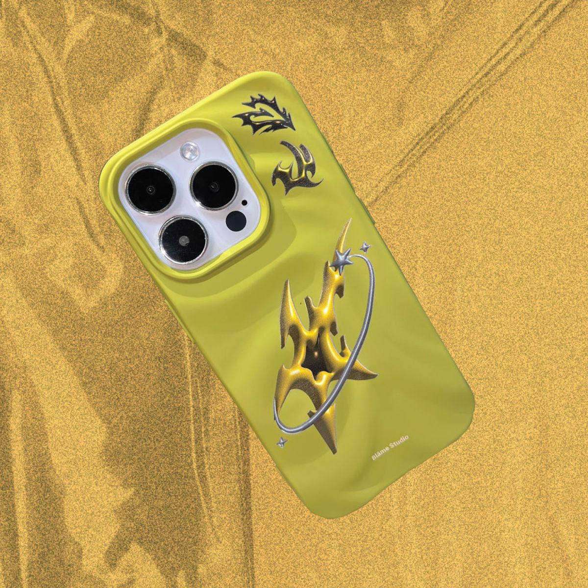 블레임 스튜디오(BLAMESTUDIO) Matcha Star Wave logo case