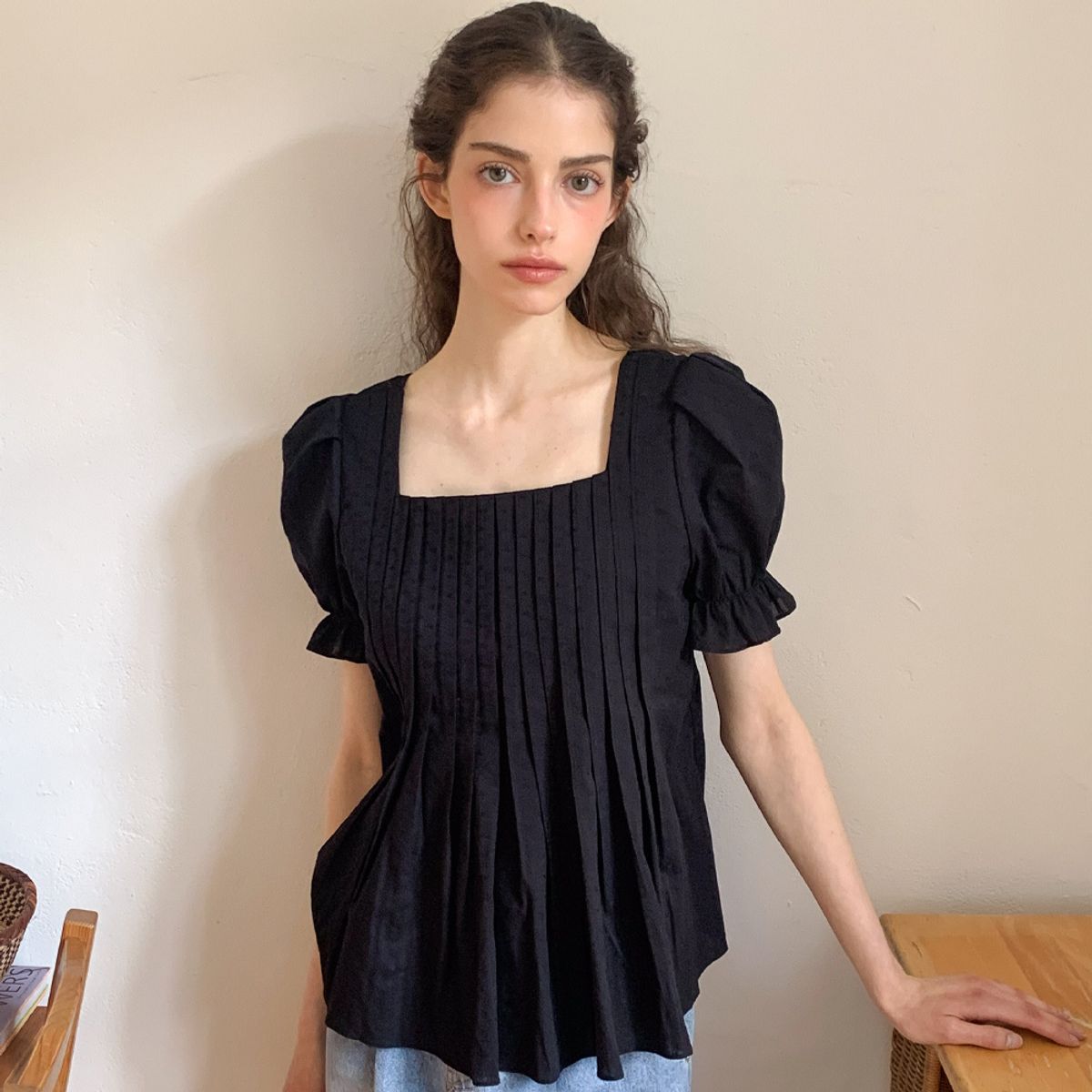 리리수(LILISU) Daisy Blouse / Black