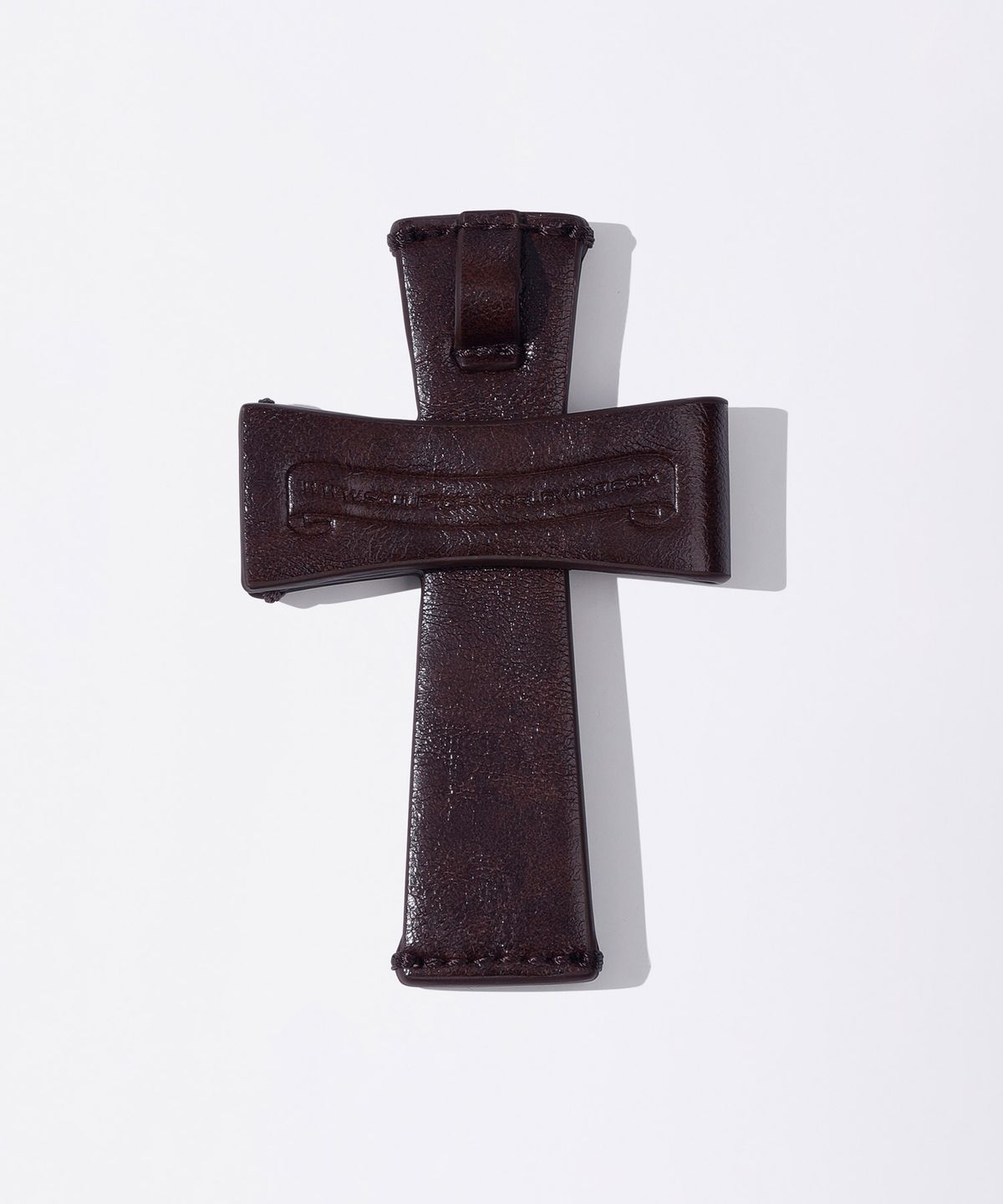 스컬프터(SCULPTOR) Cross Strap Layered Wallet Red Brown