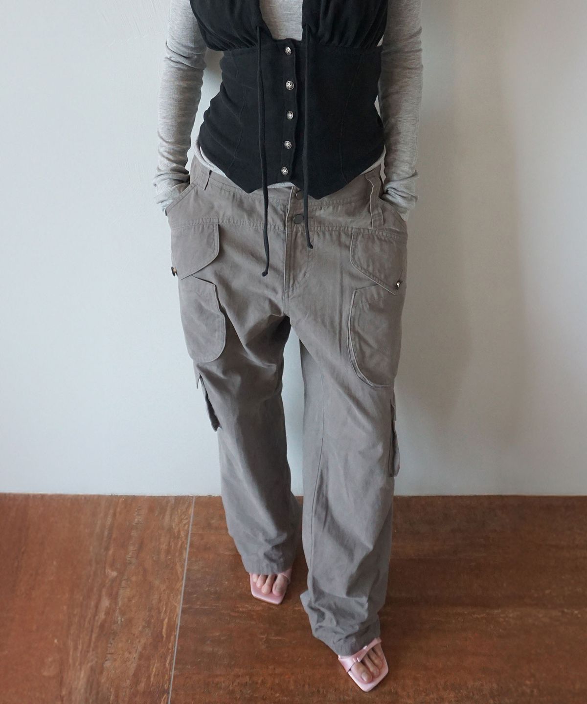 스컬프터(SCULPTOR) Ranch Cargo Pants Charcoal
